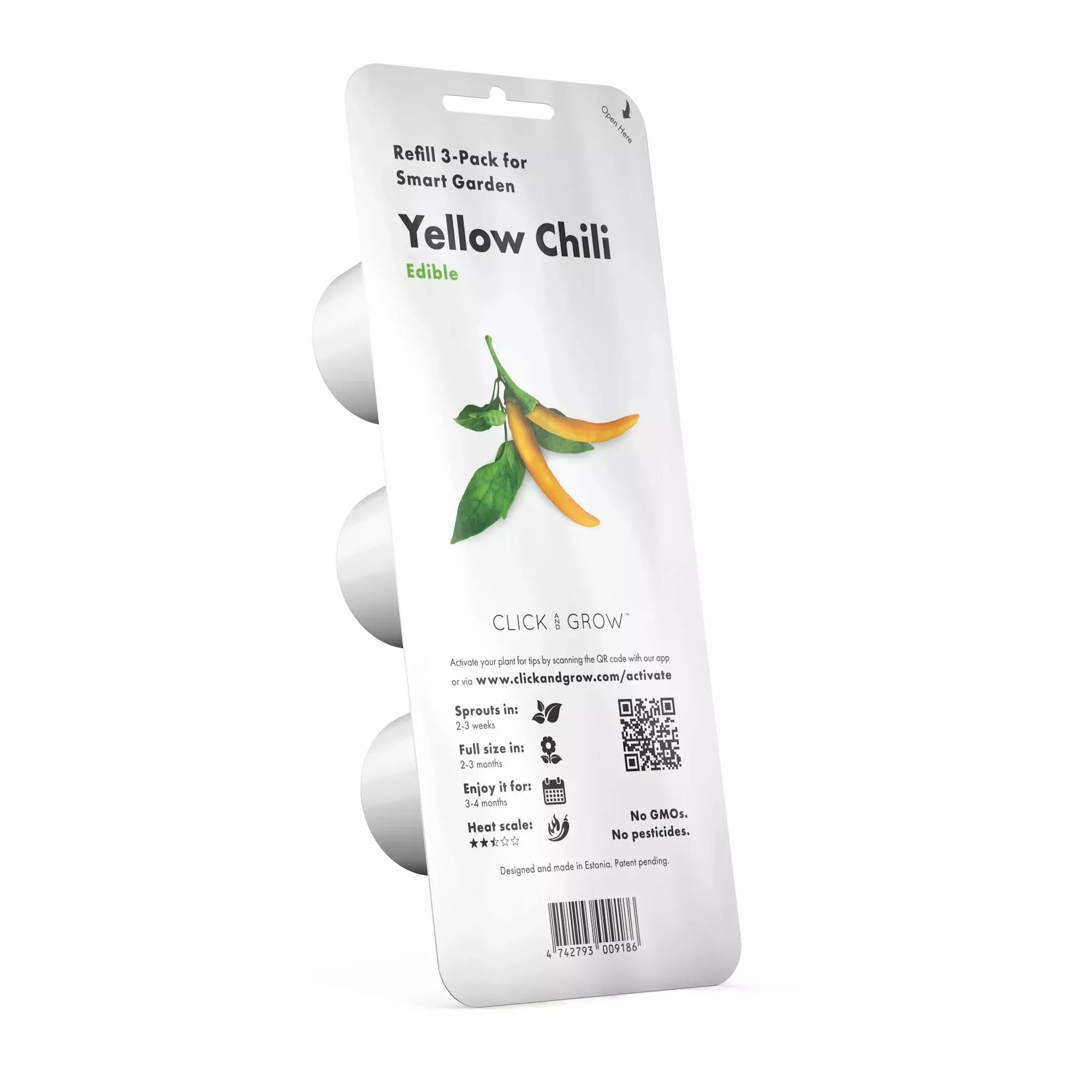 Click & Grow Refill 3-Pack - Yellow Chili