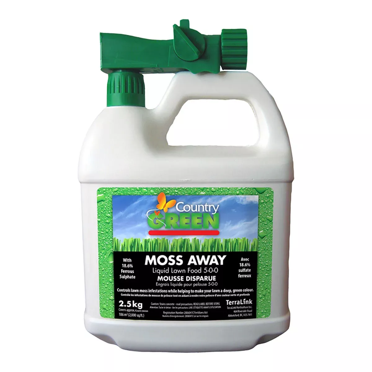Country Green - Moss Away 5-0-0 RTU 2.5 KG