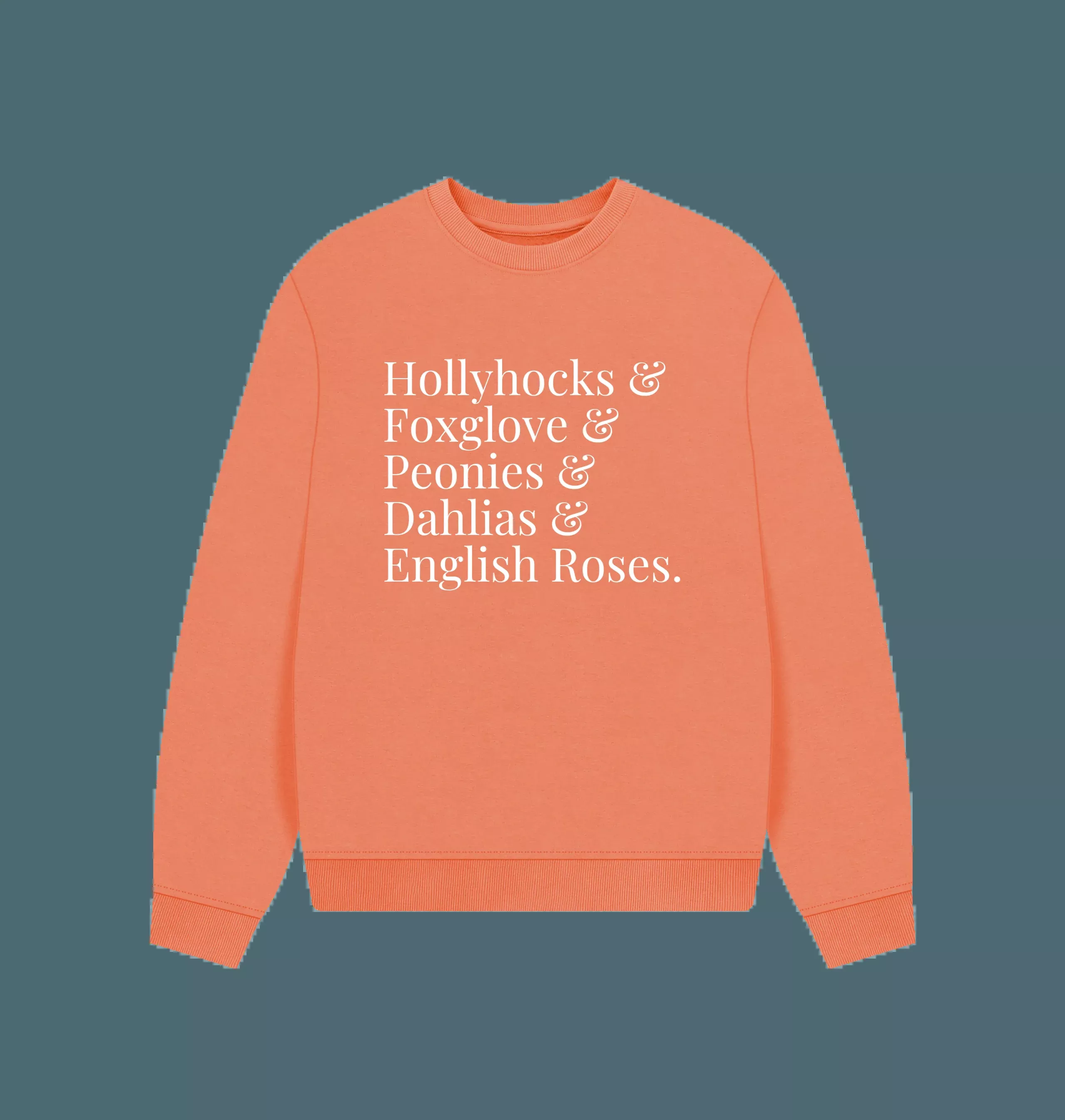 Favorite Flowers Oversized Crew Sweatshirt