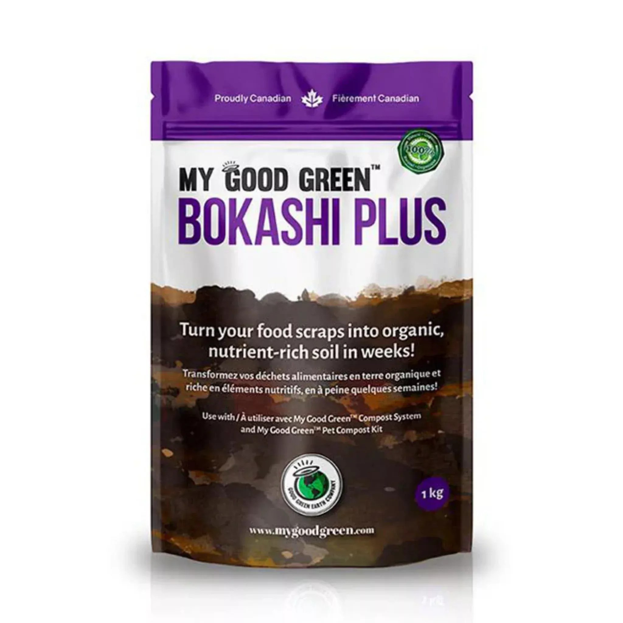 Good Green Earth - Bokashi Plus 1kg - Organic Compost Accelerator for Fast Decomposition
