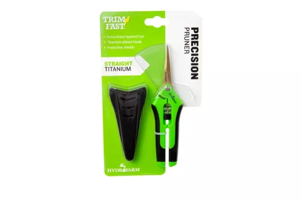 Hydrofarm - Trim Fast Titanium Straight Blade Pruner - Precision Cutting Tool