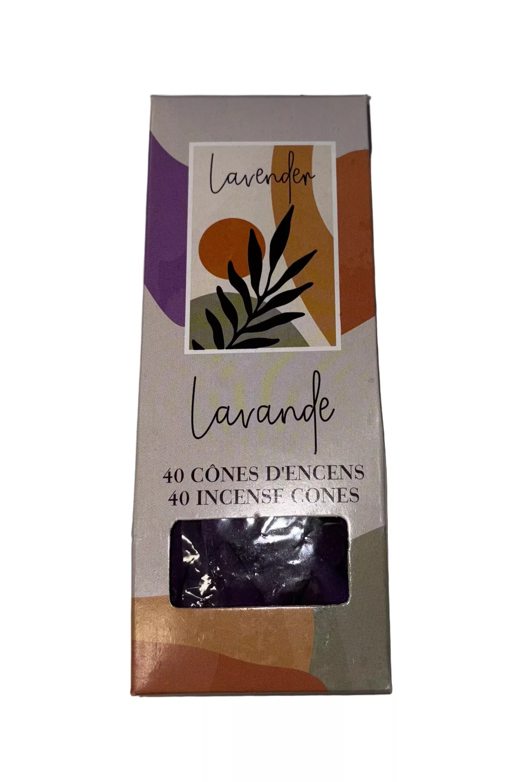 Lavender Incense Cones 40 pcs