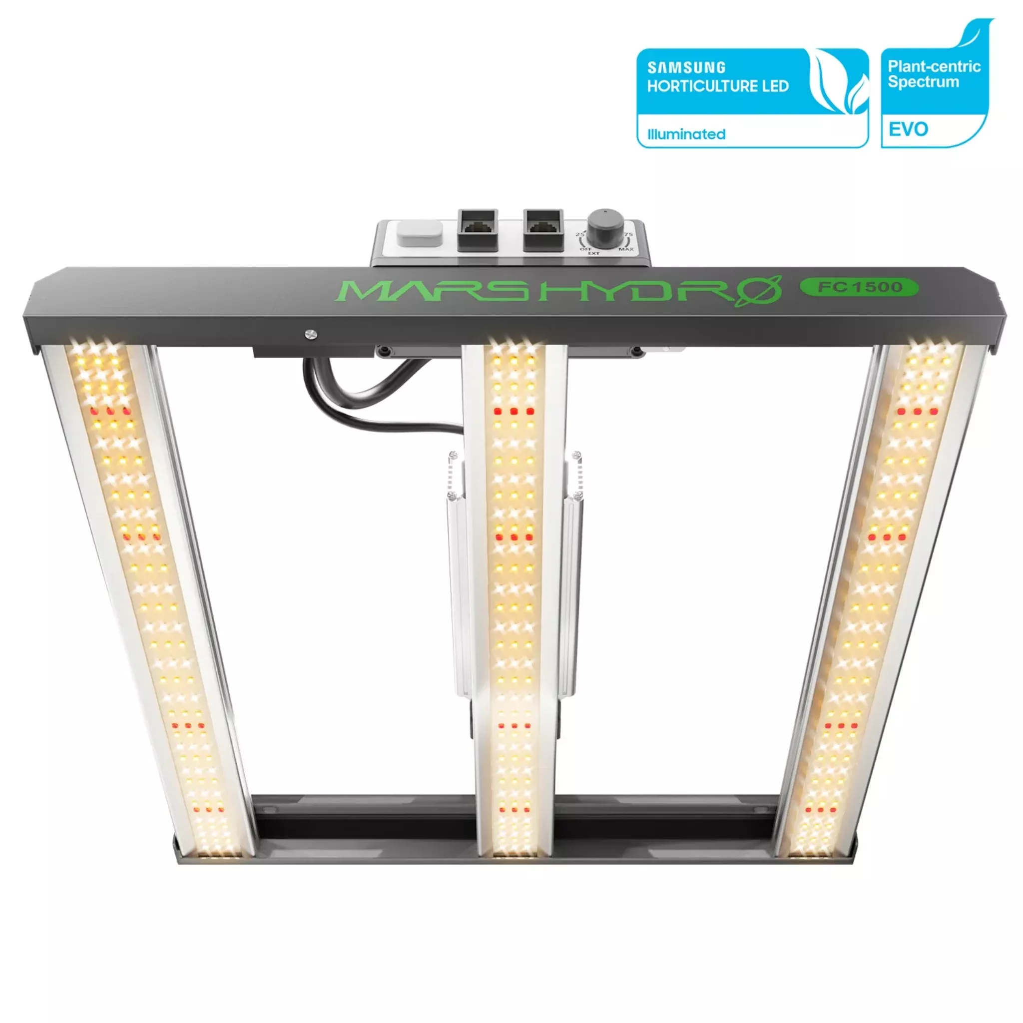 Mars Hydro - FC1500(EVO) 150W LED Grow Light - 2'x2' Coverage, Smart Control, Full Spectrum