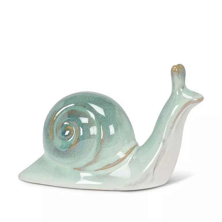 Medium Snail Turquoise 3.5"H