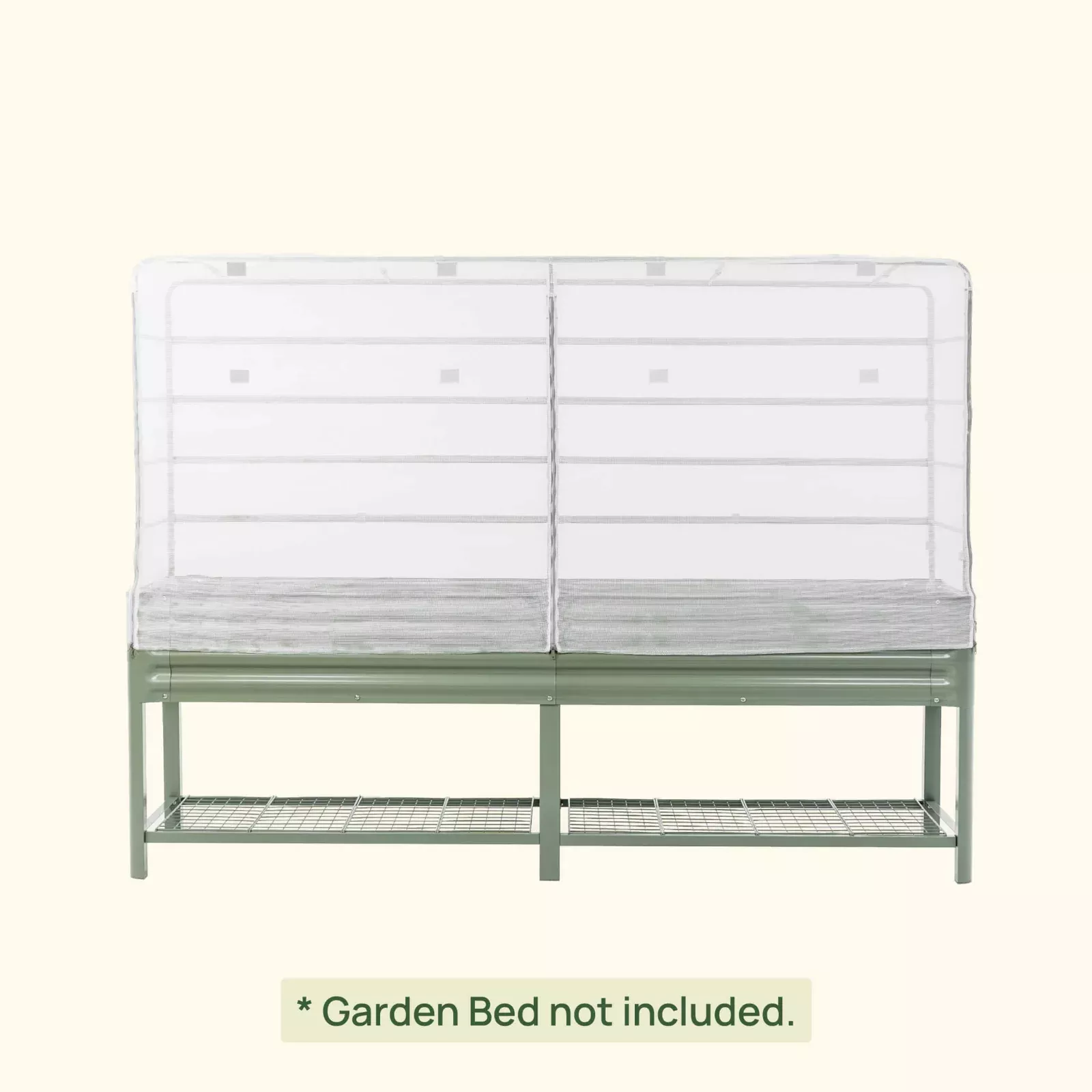 Mesh Cover System for Elevated Garden Beds (4-in-1 Design)