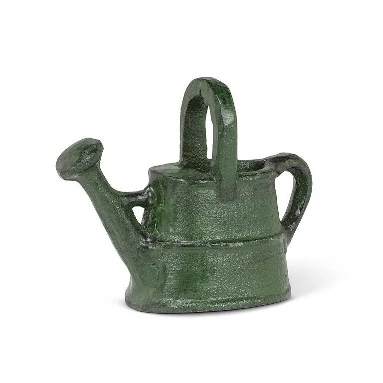 Mini Watering Can Antique Green 3"H