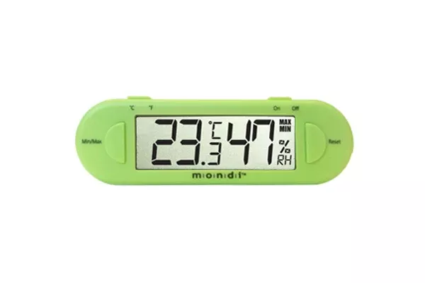 Mondi - Mini Greenhouse Thermo-Hygrometer - Real-Time Temp & Humidity Monitor