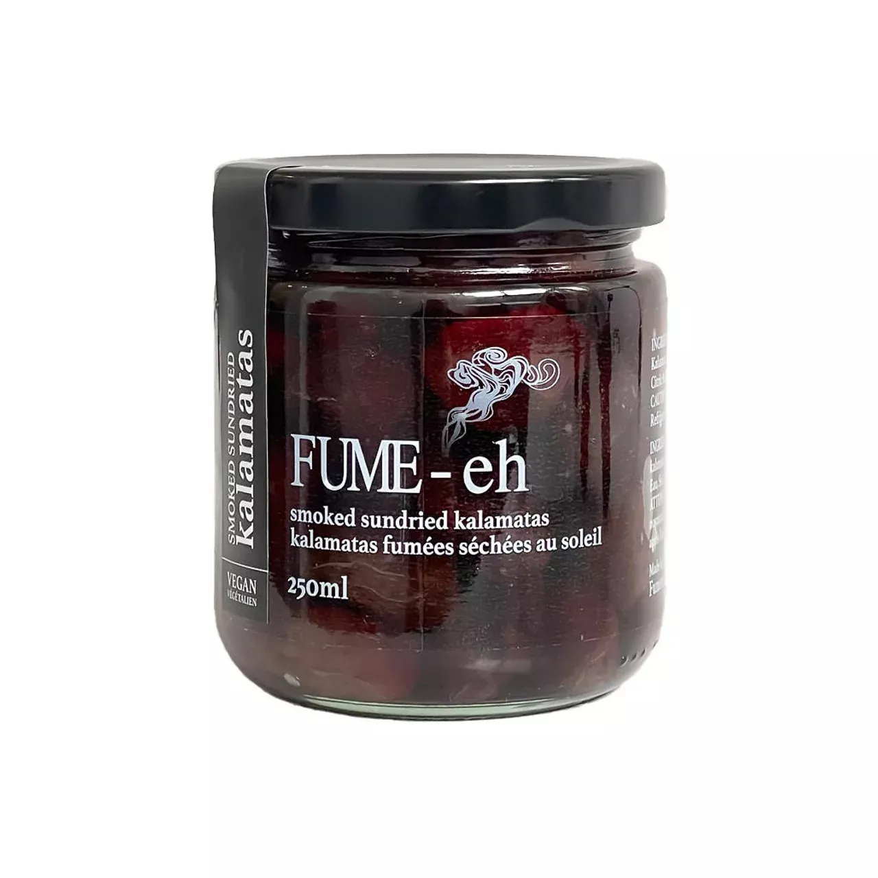 Smoked Sundried Kalamata Olives, 250ml