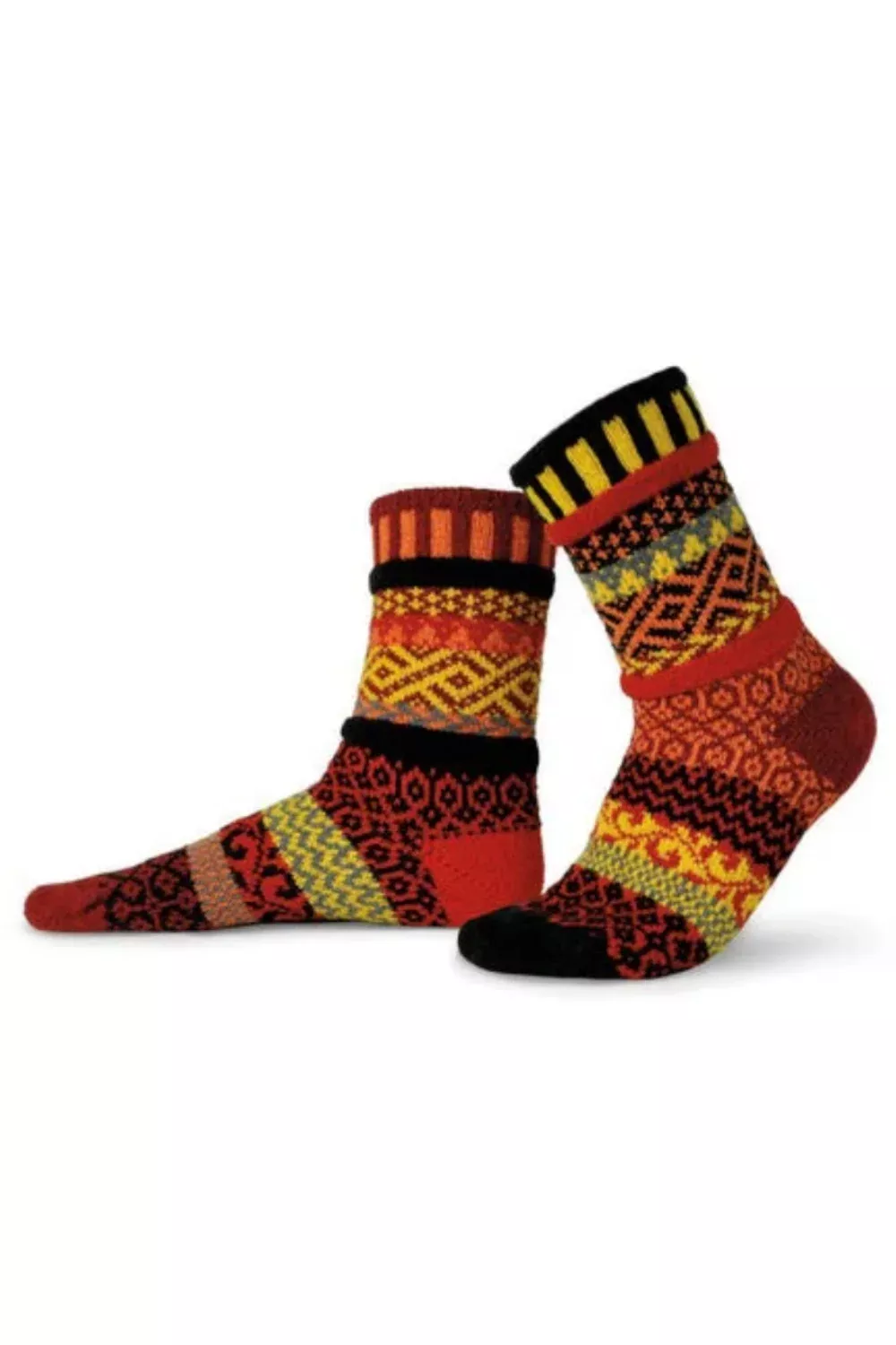 Solmate | Crew Socks - Fire