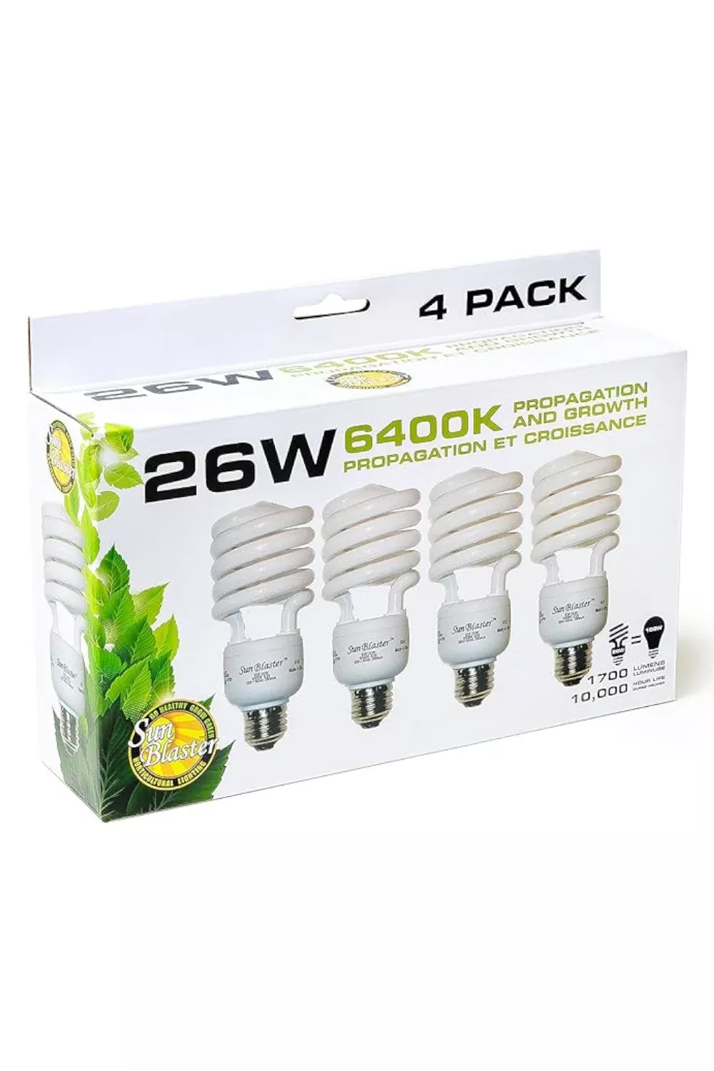 Sun Blaster - Growlight 26W 6400K 4 Pack