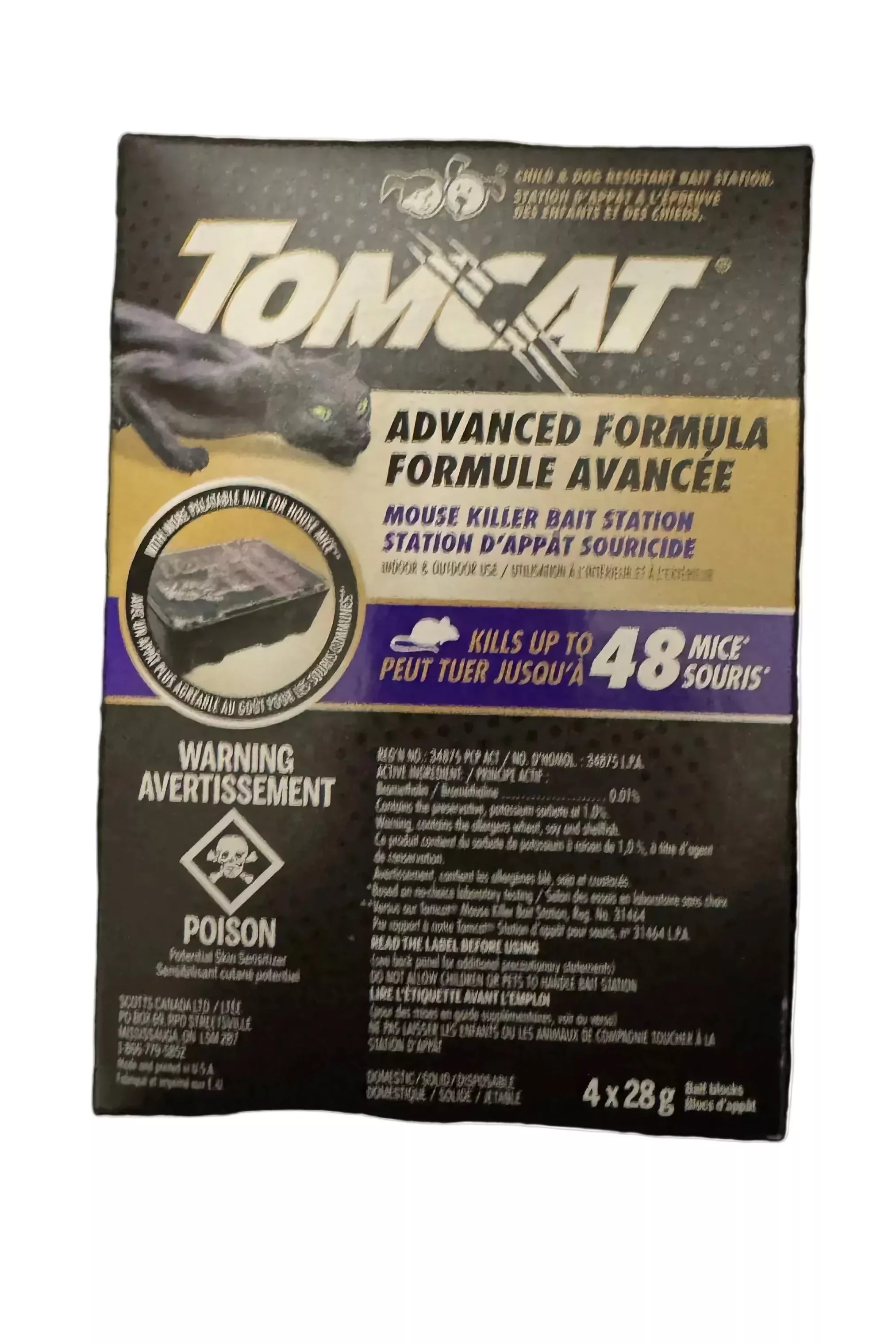 Tom Cat - Advanced Formula | Mouse Killer Station 48 Mice