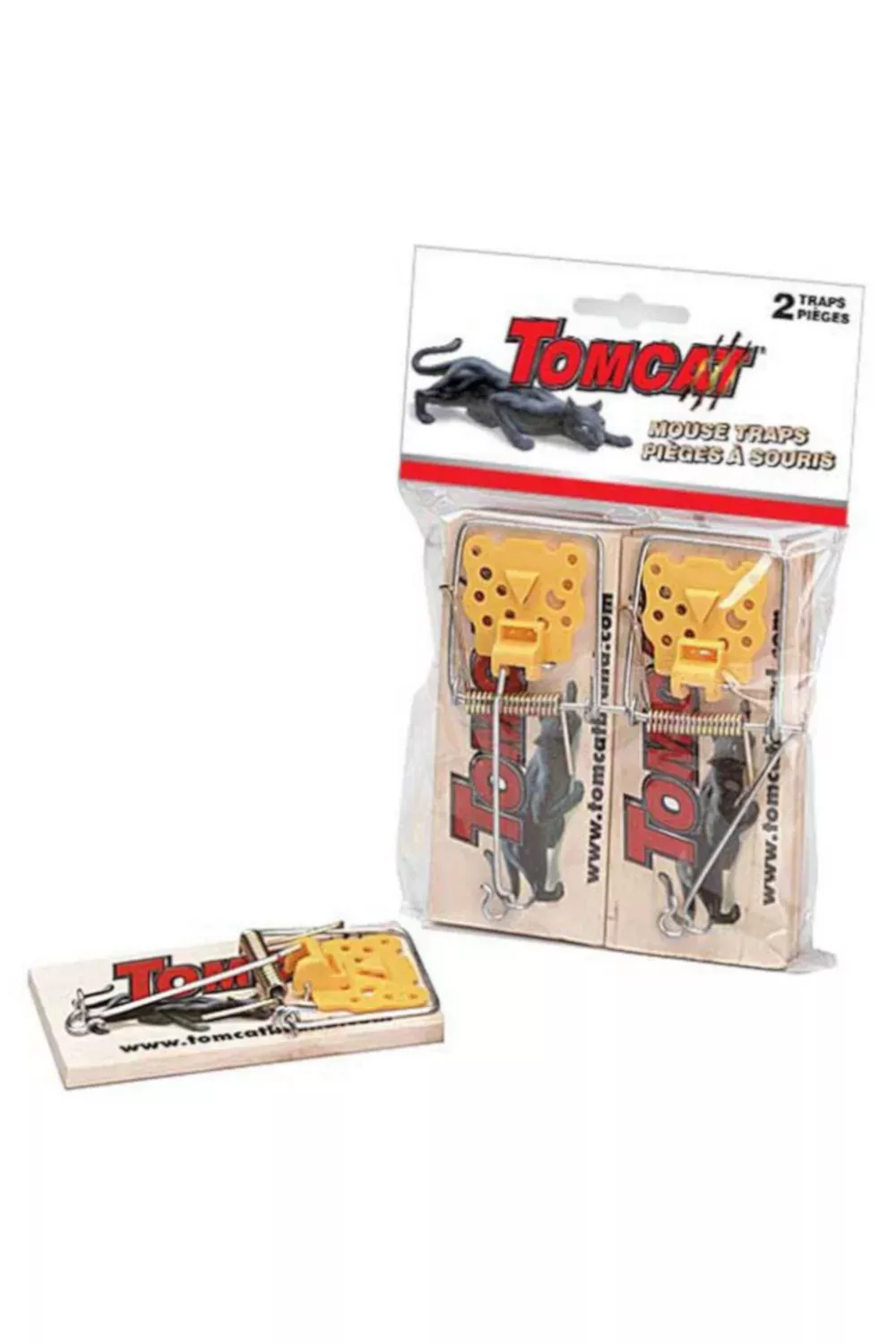 TomCat | Snap Trap - 2 Wooden Mouse Traps