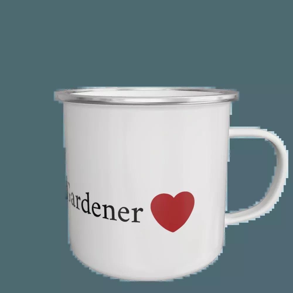 World's Okayest Gardener Enamel Mug