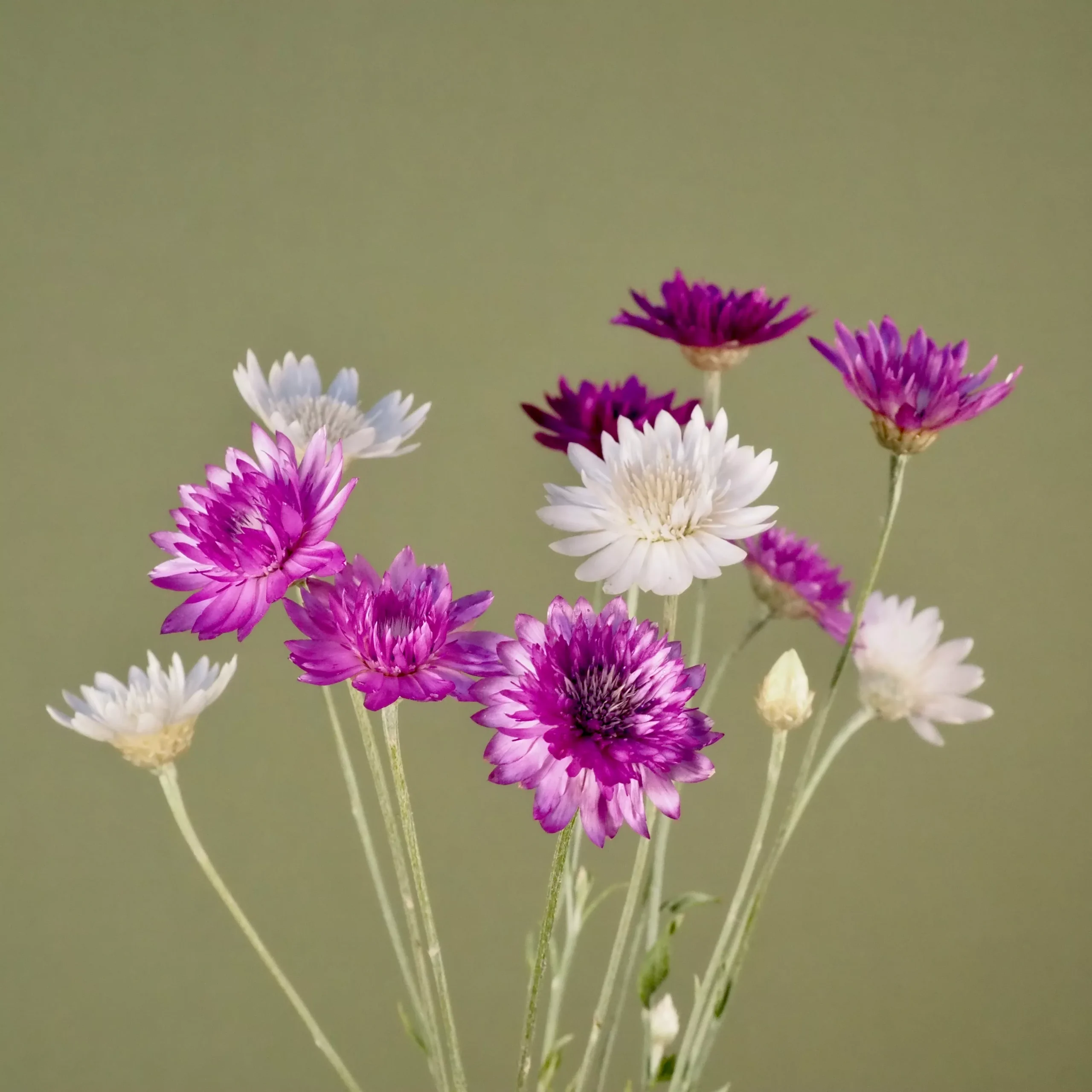 Xeranthemum ⁃ Organic Seed Immortelle Doubles Mix
